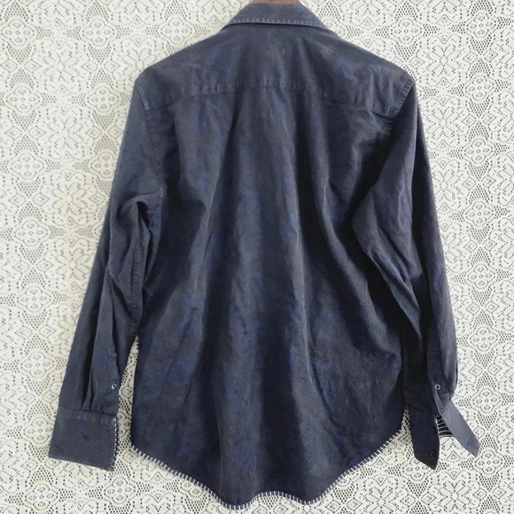 Robert Graham Paisley Button Down Men's Dress Shirt M - Picture 2 of 10